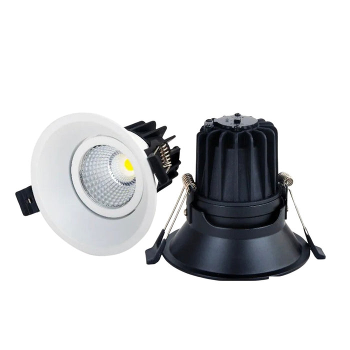 KATOOMBA 13W Tri-Colour Dimmable COB Anti-glare Tiltable LED Downlight 90mm Cut Out-LED Downlight-Eclux