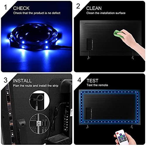 3M LED Strip Lights Rope Light for TV, Gaming and Computer (Lights Strip App with Remote Control) Dropli, Electronics > Computer Accessories, 3m-led-strip-lights-rope-light-for-tv-gaming-and-