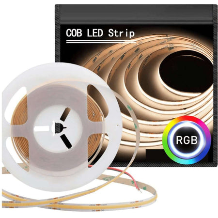5 meter RGB Cobra Pro Indoor COB Dot Free Strip Light Kit - 75W-Strip Kit-Dropli
