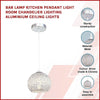 Bar Lamp Kitchen Pendant Light Room Chandelier Lighting Aluminium Ceiling Lights-Home & Garden > Lighting-Koala Lamps and Lighting