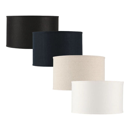 Cafe Lighting LEFT BANK - Linen Drum Lamp Shade Only - TABLE LAMP BASE/SUSPENSION REQUIRED Cafe Lighting and Living, ACCESSORIES, cafe-lighting-left-bank-linen-drum-lamp-shade-only-table-lamp