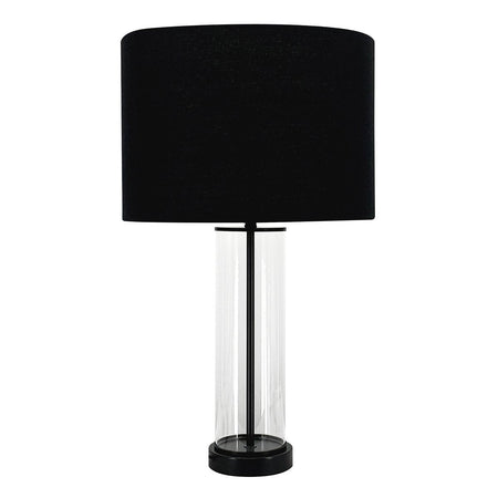 East Side Table Lamp - Black with Black Shade--Cafe Lighting and Living