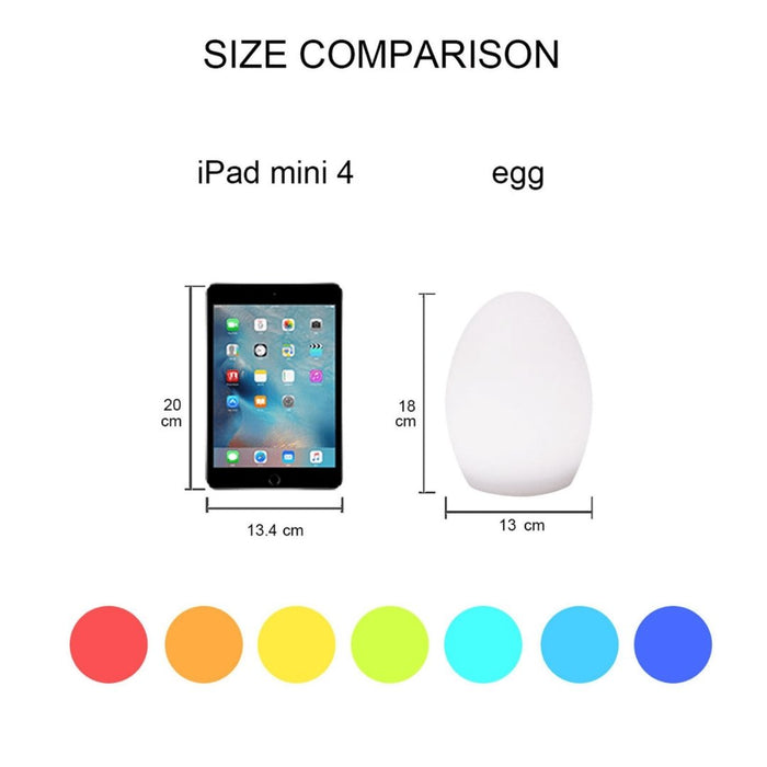 Egg IP65 Colour Changing Wireless Indoor Outdoor Table Lamp-Table Lamp-Dropli