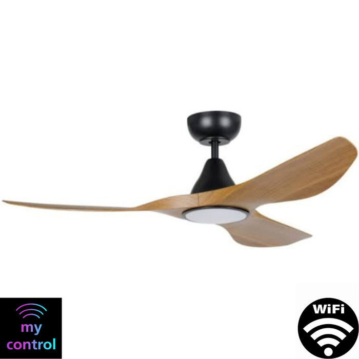 Eglo SURF 52" DC WiFi Ceiling Fan with LED Light, Remote Control & WiFi Module-Ceiling Fan-Eglo