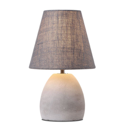 ELENA Elegant Modern Table Lamp Concrete E14 Lamp Base-Table Light-Dropli