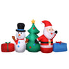 2.7M Christmas Inflatable Tree Snowman Outdoor Decorations Dropli, Occasions > Christmas, jingle-jollys-2-7m-christmas-inflatable-tree-snowman-lights-outdoor-decorations