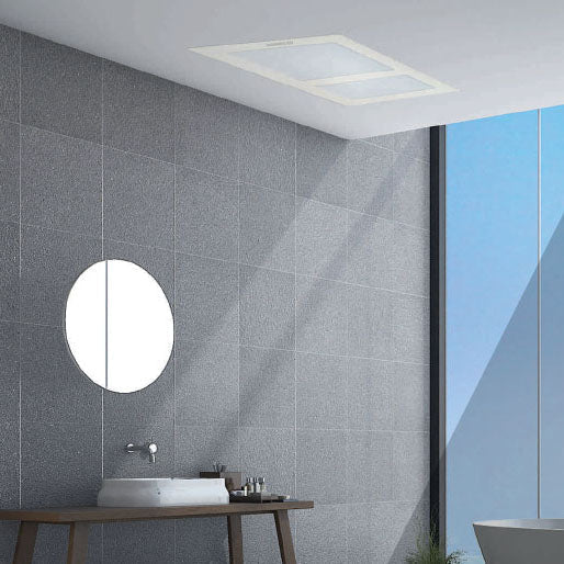 Martec Aspire Bathroom Heater & Exhaust Fan with Tricolour 20W LED Light-Bathroom Heaters-Martec