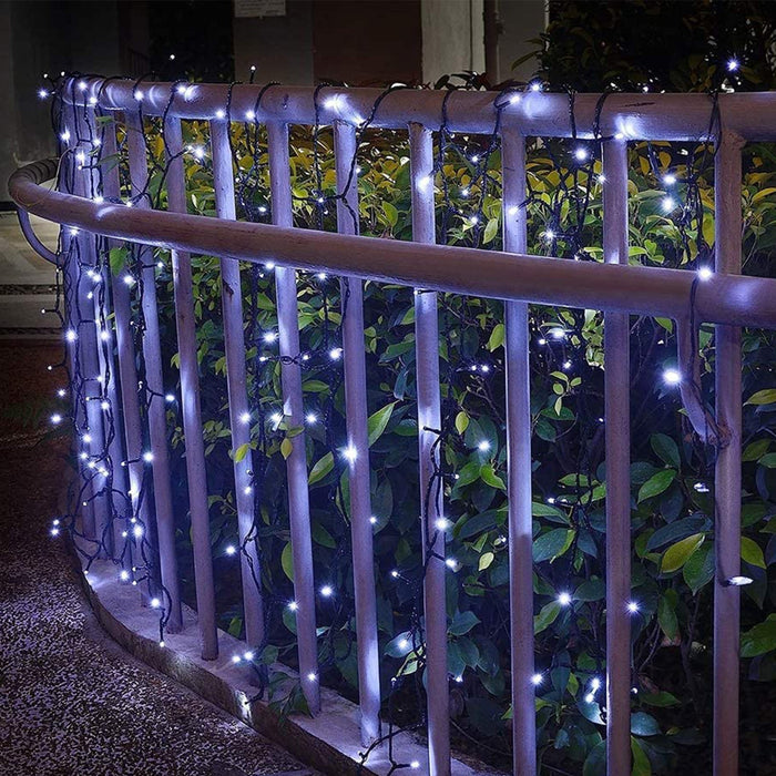 Milano Decor Solar Powered Outdoor Fairy Lights - White - 200 Lights-Home & Garden > Lighting-Dropli
