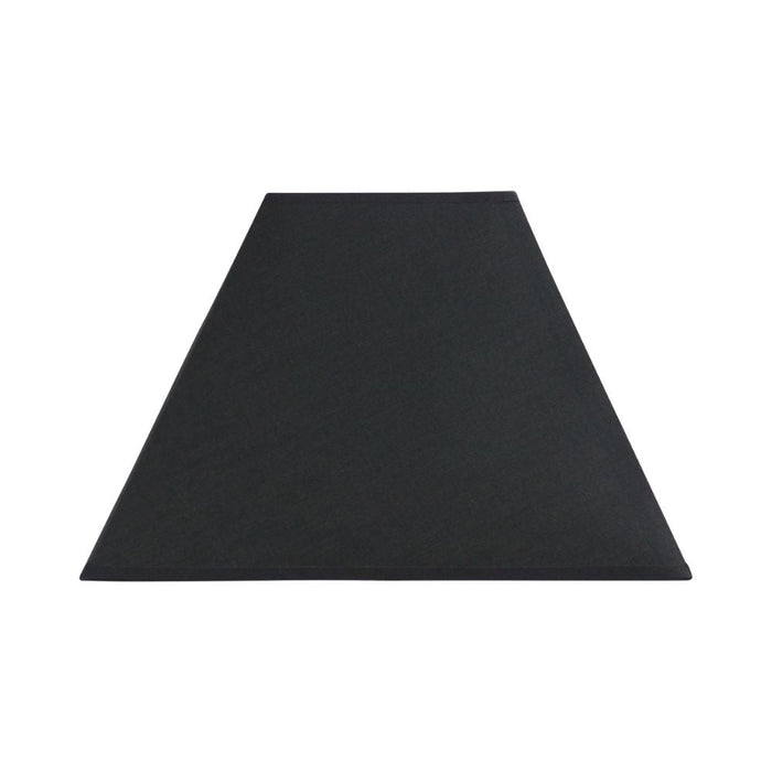 Oriel TAPER - 35cm Black Cotton Tapered Square Shade Oriel, ACCESSORIES, oriel-taper-35cm-black-cotton-tapered-square-shade