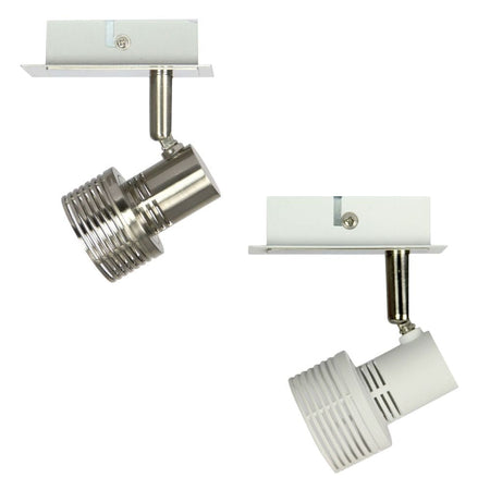 Oriel ZIP 1 - Adjustable Indoor Aluminium Spotlight-SPOTLIGHT-Oriel Lighting