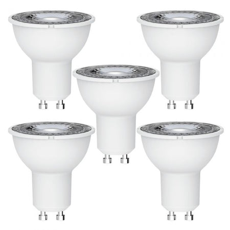Pack of 5 - 8W = 60W LED GU10 LED Globe Dropli, LED Globes, pack-of-5-qzao-8w-gu10