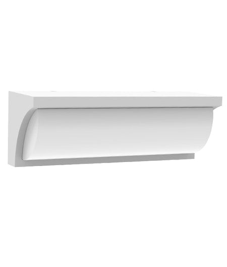 REPISA Exterior LED Surface Mounted Curved Wedge Wall Light White 13W 3000K IP65 - REPISA02-Exterior Wall Lights-CLA Lighting
