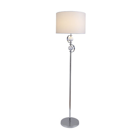 Rialto Floor Lamp - White - LL-27-0141W-Floor Lamps-Lexi Lighting