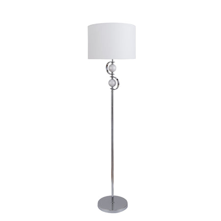Rialto Floor Lamp - White - LL-27-0141W-Floor Lamps-Lexi Lighting