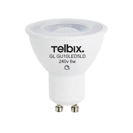 6W = 40W LED Dimmable GU10 Shape Globe-GLOBES-Telbix