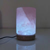 USB Colour Changing Cylinder Shape Himalayan Pink Salt Lamp Color Change LED-Himalayan products-The Himalayan Salt Collective