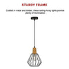 Wood Pendant Light Bar Black Lamp Kitchen Modern Ceiling Lighting-Home & Garden > Lighting-Koala Lamps and Lighting
