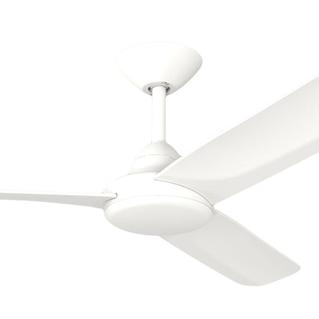 X-Over DC Ceiling Fan with Wall Control by Hunter Pacific – White 48″-Ceiling Fans-Hunter Pacific