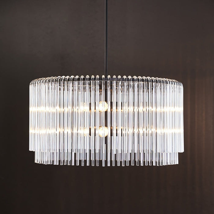 Zara Pendant - Round Black-Pendant Light-Cafe Lighting and Living