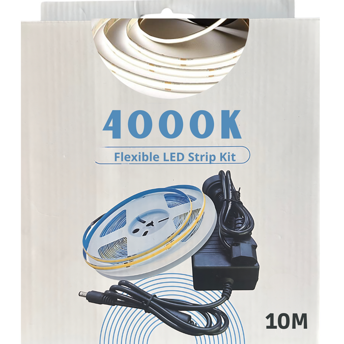 COB Dotless LED Strip Light Kit 10 meter | Cool White