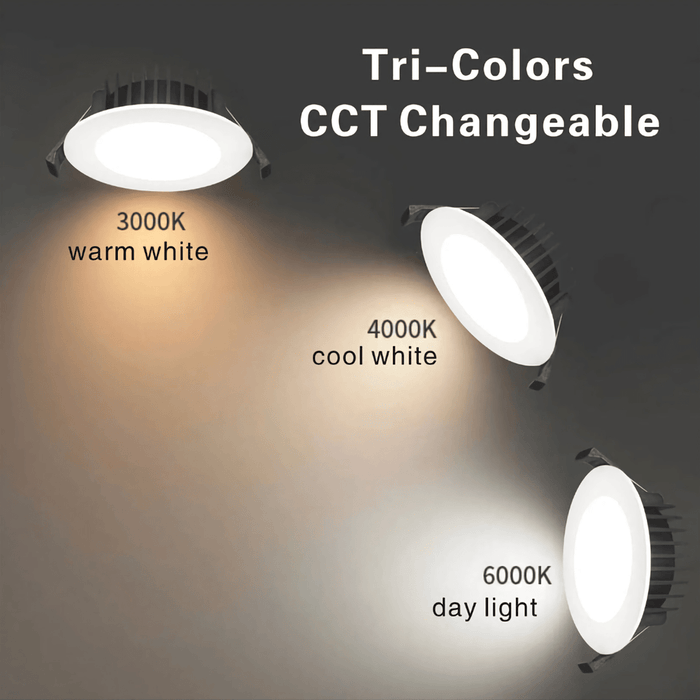 12W White Tiltable COB Aluminium LED Downlight 90mm cut out