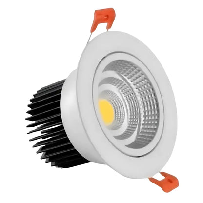 35W COB Tilt Tri Colour Dimmable LED Downlight 150mm cut out