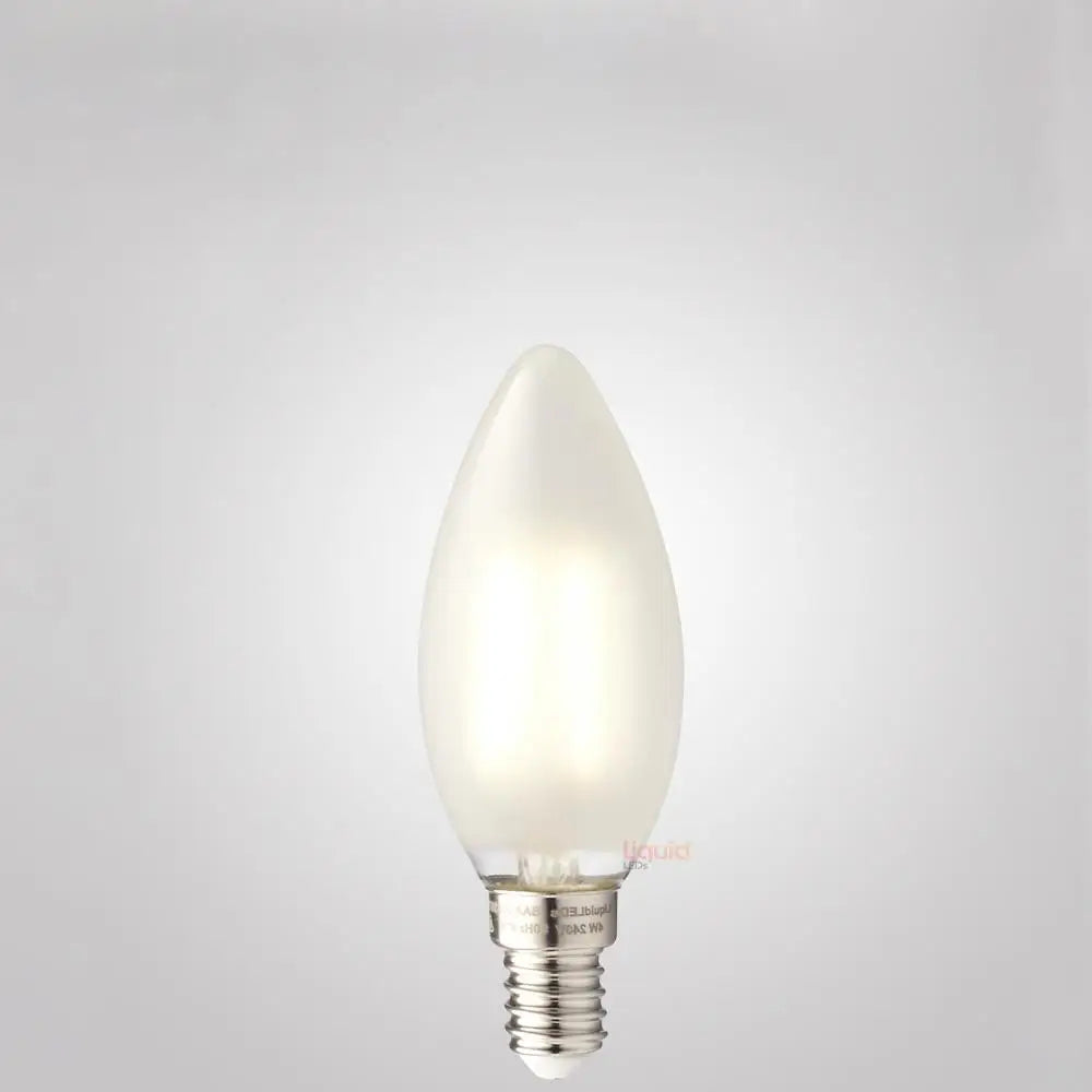 4W Candle LED Bulb E14 Frost in Natural White