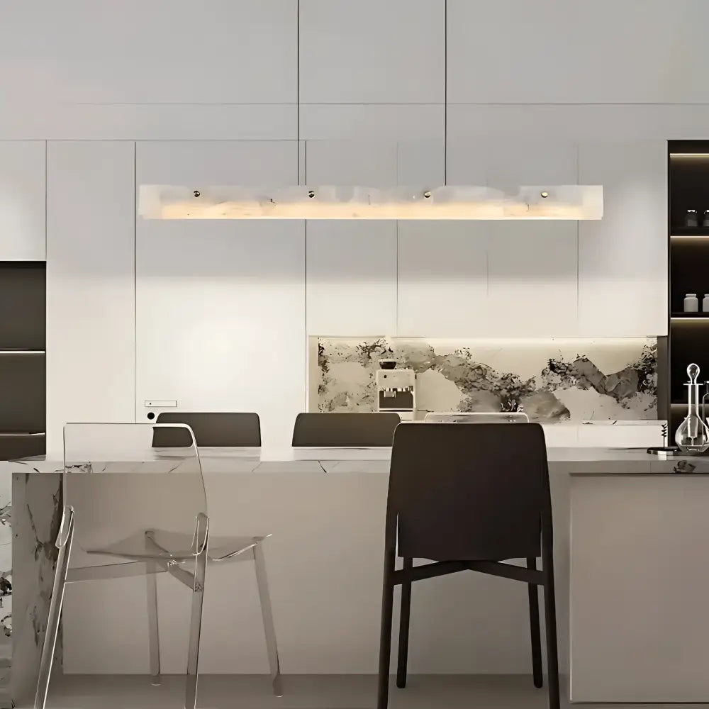 Madison Luxe+ Brass Spanish Marble 1.5M Tri-Colour LED Pendant