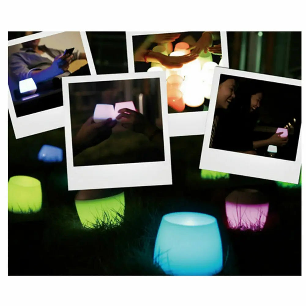 Color-changing LED garden lights from Twin Pack MIPOW PlayBulb for festive occasions