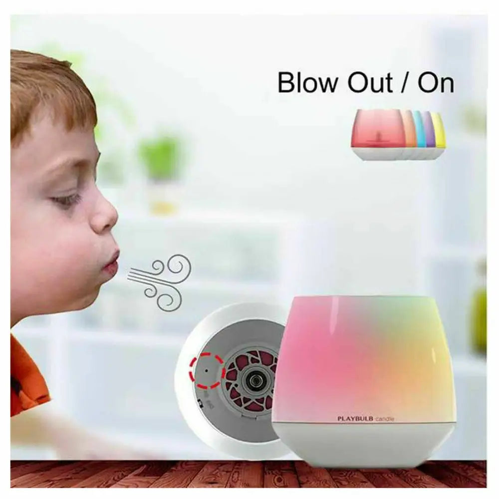 Color-changing LED candle from Twin Pack MIPOW PlayBulb for wedding and party lighting