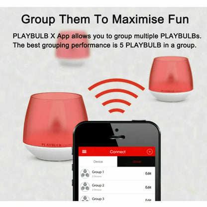 Smart lightbulb grouping app for Twin Pack MIPOW PlayBulb LED Flameless Candle Night Light