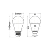 10Pack GLS - 10W LED GLS A60 Shape Frosted Globe - B22/E27 CLA Lighting, GLOBES, 10pack-gls-10w-led-gls-a60-shape-frosted-globe-b22-e27-copy