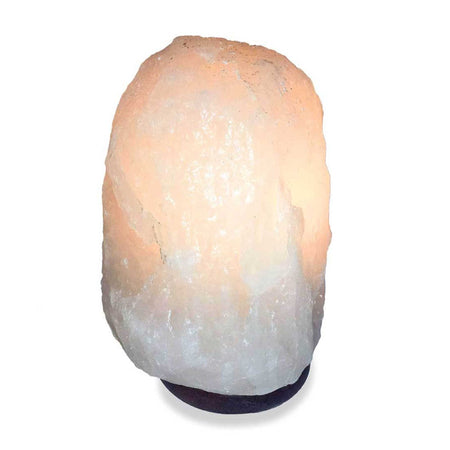12V 12W 1-2Kg Himalayan White Salt Lamp Crystal Rock Natural Shape Cut Rare Unique Lamps The Himalayan Salt Collective, Himalayan products, 1-2kg-himalayan-white-rock-salt-lamps-natural