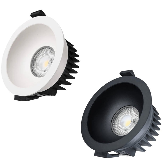 NULLABOR 13W Tri-Colour Dimmable Low Profile Anti-glare LED Downlight 90mm Cut Out-LED Downlight-Eclux
