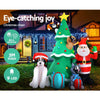 3M Inflatable Christmas Tree Santa Lights Outdoor Decorations Dropli, Occasions > Christmas, jingle-jollys-3m-inflatable-christmas-tree-santa-lights-outdoor-decorations