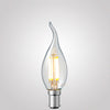 4W Flame Tip Candle Dimmable LED Bulb (B15) Clear in Warm White-Candle Bulbs-Liquidleds