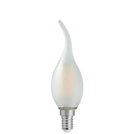 4W Flame Tip Candle Dimmable LED Bulb (E14) Frost in Natural White-Candle Bulbs-Liquidleds