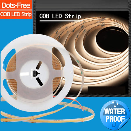 5 meter 100W COBRA PRO IP67 Waterproof Dot Free LED Light Strip Kit - 3000K-Strip Kit-COPY