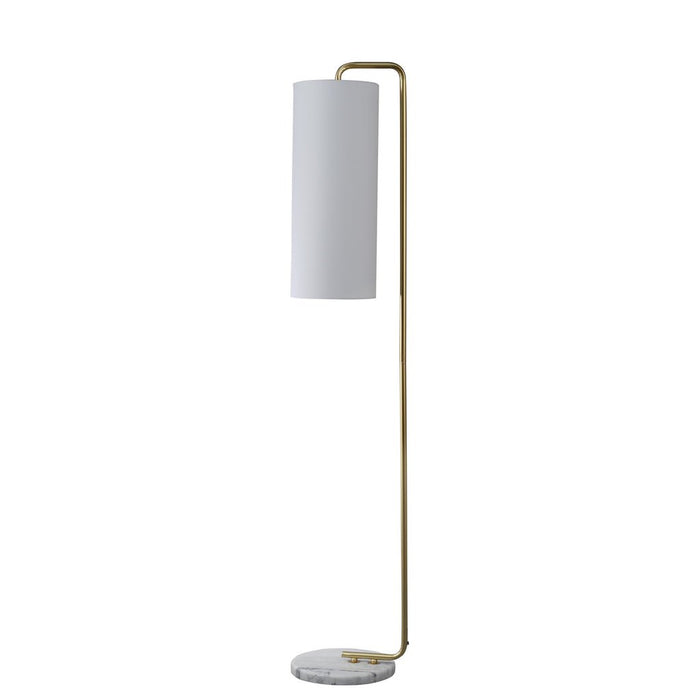 Adele 1 Light Floor Lamp Gold & Marble - LL-27-0184-Floor Lamps-Lexi Lighting