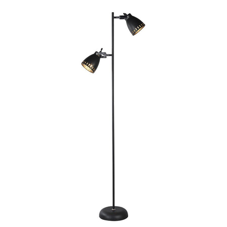 Audrey 1 Light Floor Lamp Black - LL-27-0185B-Floor Lamps-Lexi Lighting