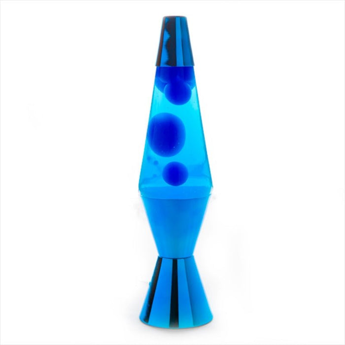 Blue/Blue/Blue Metallic Diamond Motion Lava Lamp-Home & Garden > Lighting-Dropli