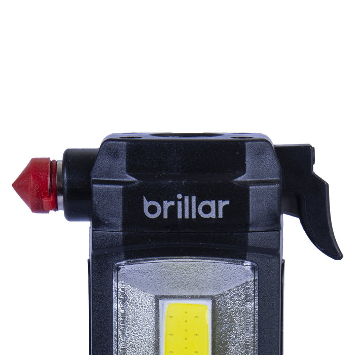 Emergency Torch, Seatbelt Cutter, Window Breaker - Black-Flashlights-Brillar