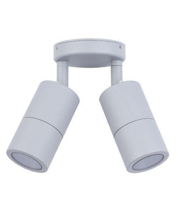 CLA PM2A - 2xMR16 12V DC Exterior Double Adjustable Wall Spot Light IP65 - DRIVER REQUIRED-OUTDOOR-CLA Lighting