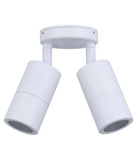 CLA PM2A - 2xMR16 12V DC Exterior Double Adjustable Wall Spot Light IP65 - DRIVER REQUIRED-OUTDOOR-CLA Lighting