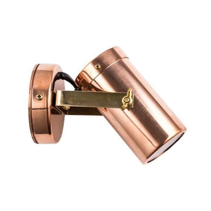 CLA SG1A - GU10 Exterior Adjustable Spot Wall Light IP54 - Copper/Aged Copper-OUTDOOR-CLA Lighting