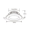DL110B 13W Tri-Colour Dimmable LED Downlight 90mm cut out-LED downlight-COPY