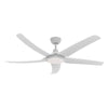 Domus HOVER-56-LIGHT - 5 Blade 56" DC Ceiling Fan with Switchable CCT LED Light Domus, FANS, domus-hover-56-light-5-blade-56