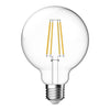7W LED Dimmable G95 Spherical Shape Filament Glass Globe - B22/E27 Domus, GLOBES, domus-lf-g95-7w-led-dimmable-g95-spherical-shape-filament-glass-globe-b22-e27