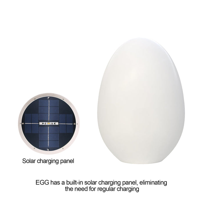 EGG Outdoor Garden LED RGB Solar Ball Light Solar charging IP65-Solar Garden-Dropli