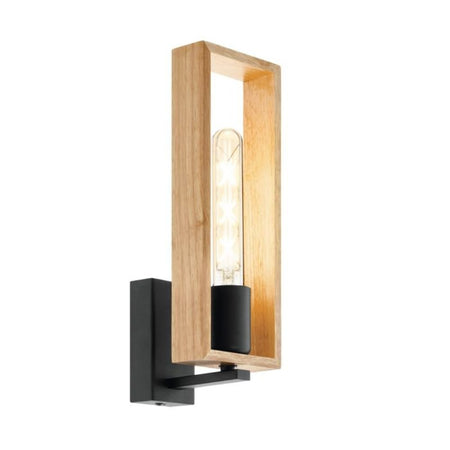 Eglo LITTLETON - Wooden Indoor Wall Light-WALL LIGHT-Eglo